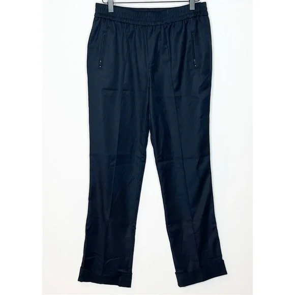 Atm Anthony Thomas Melillo Easy Fit Cropped Straight Leg Pants Size 8 - Picture 3 of 11